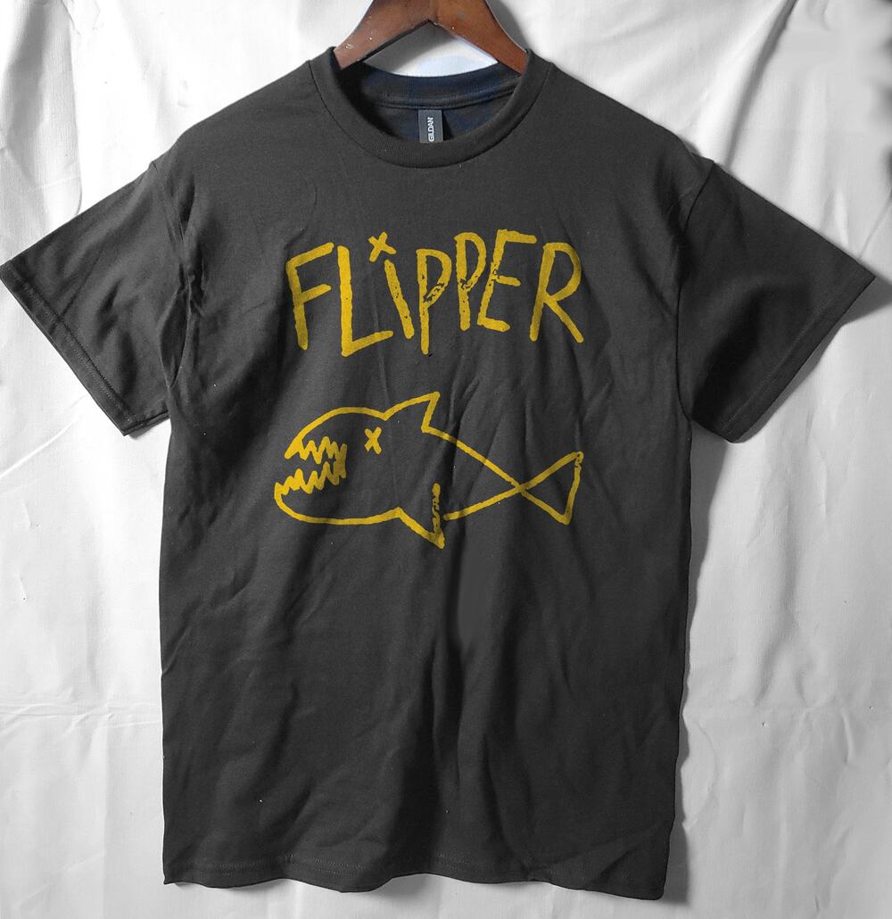 Flipper   band t shirt  Size Medium Black